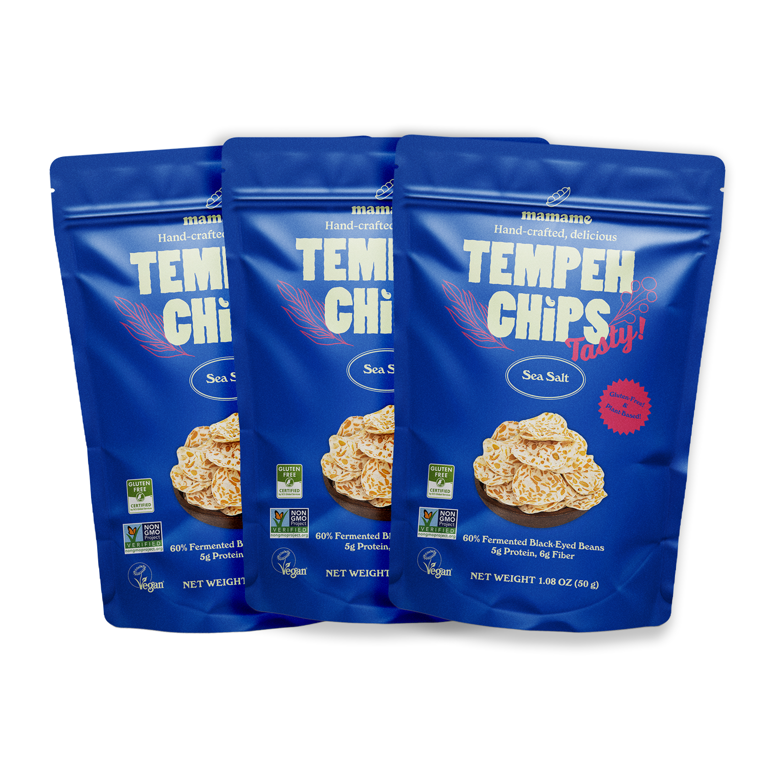 Tempeh Chips 50g Bundle of 3