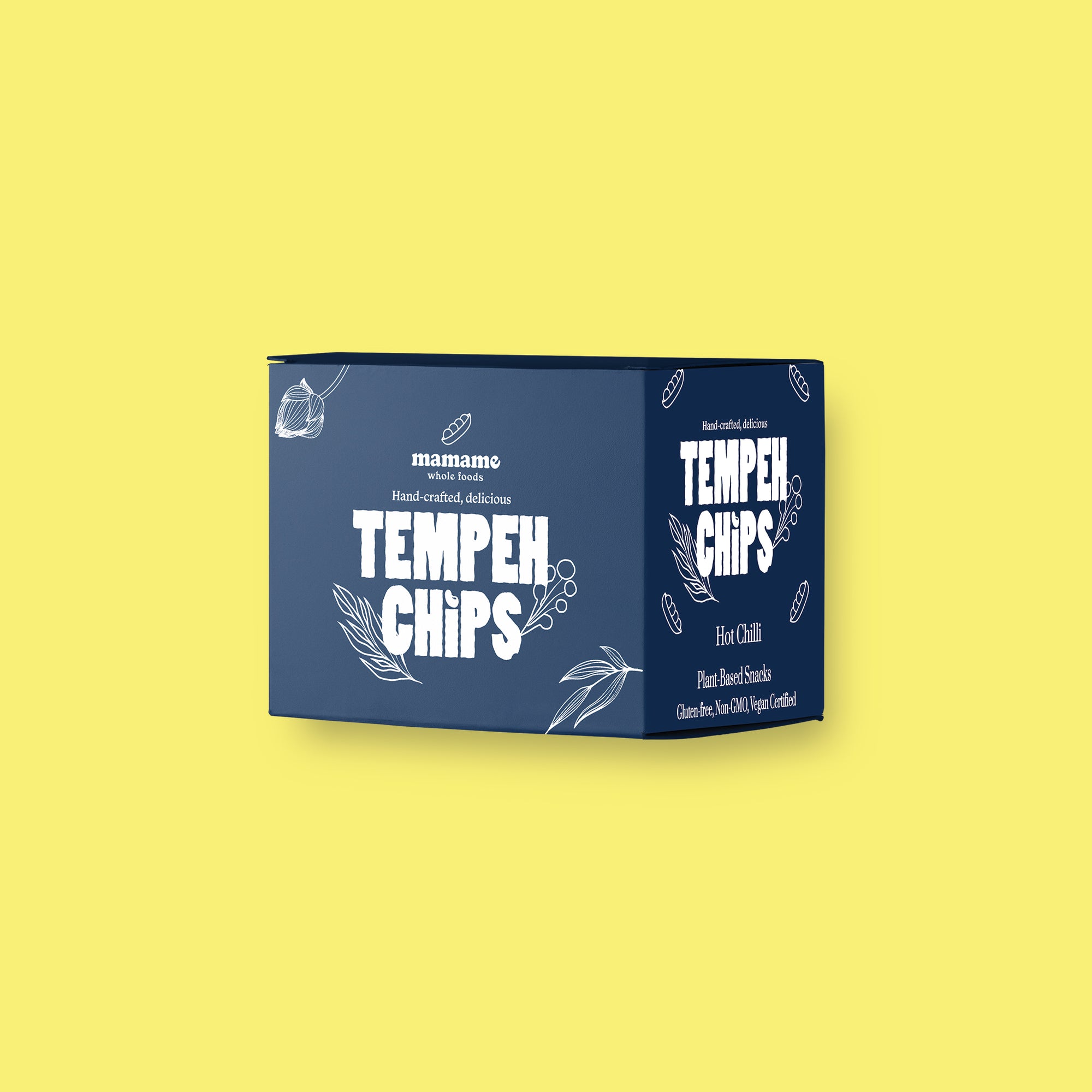 Tempeh Chips Hot Chili - 12 Bags