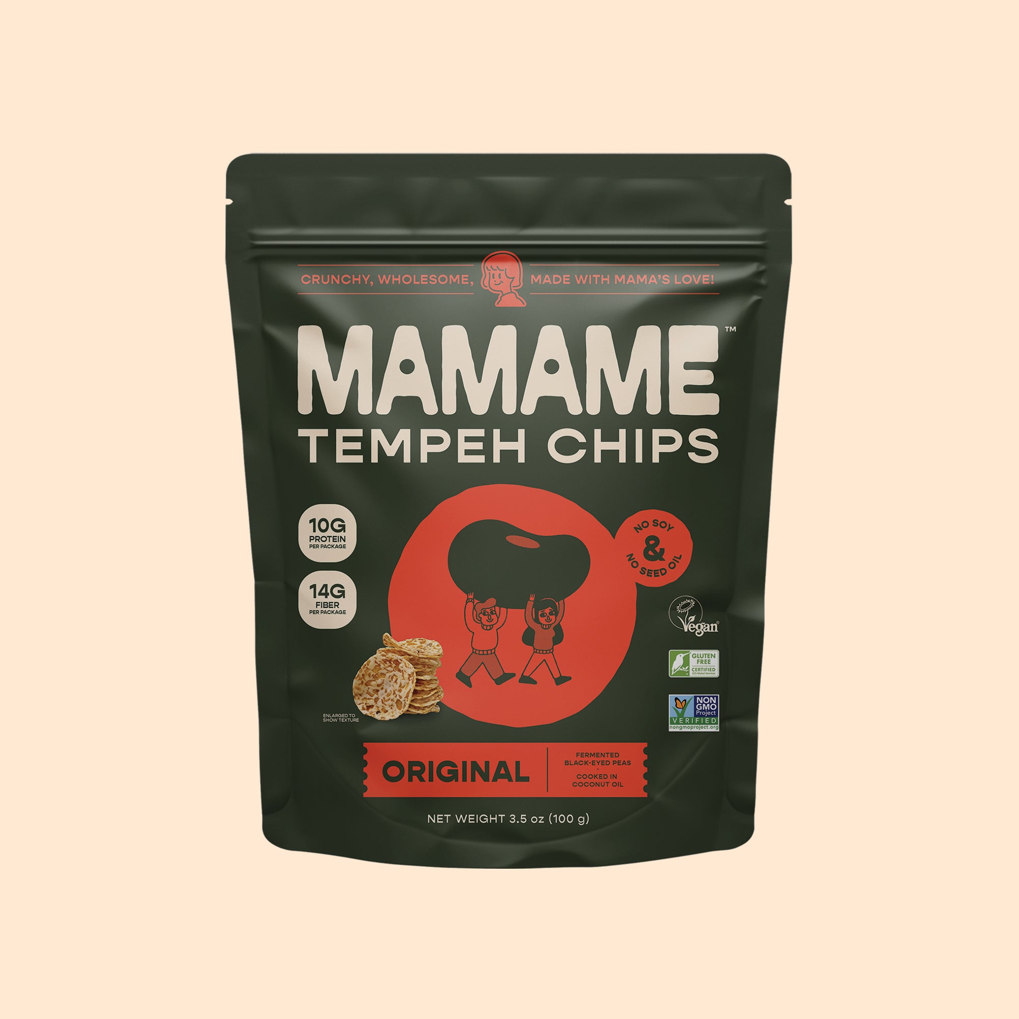 Tempeh Chips Original- 12 Bags