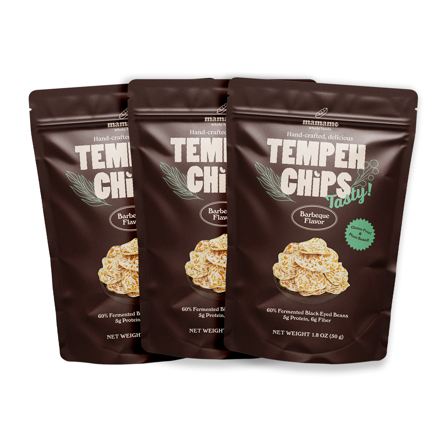Temphe Label Tempeh Chips 50g Bundle of 3 – Mamame Whole Foods