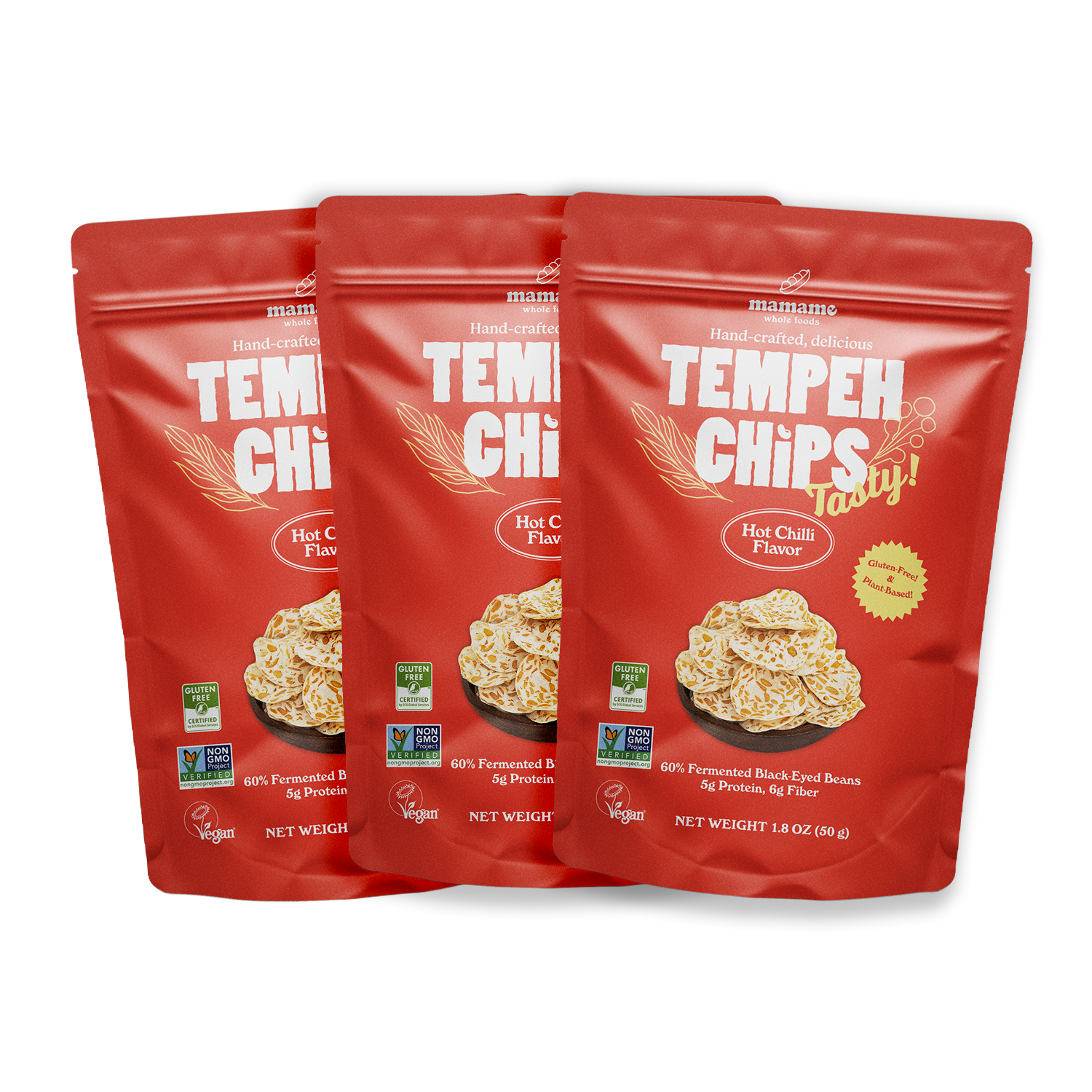 Tempeh Chips 50g Bundle of 3